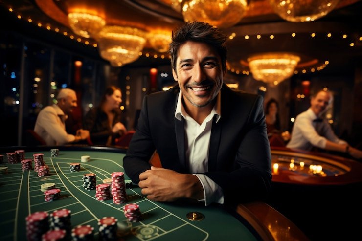 Antarmuka taruhan roulette dengan pilihan angka dan kontrol jumlah